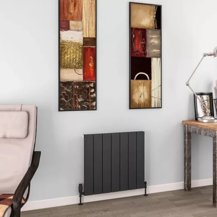 Eastbrook Charlton 600 x 660 Aluminium Radiator Matt Anthracite