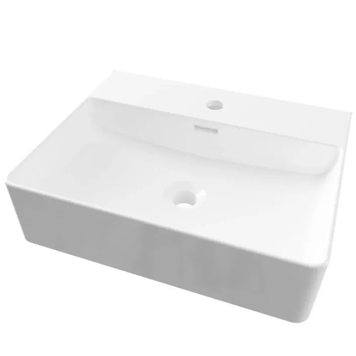 Eastbrook Moat 500x400mm Sit on Basin - White