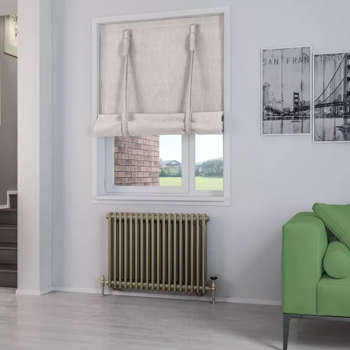 Eastbrook Rivassa 2 Column Radiator 600 x 833mm Bronze Effect