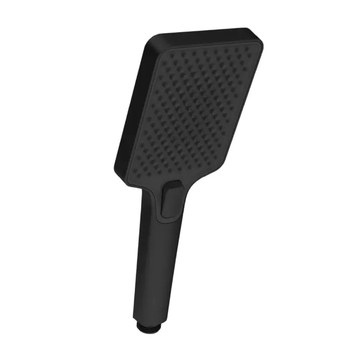 Eastbrook Rectangular 3 Function Shower Handset - Matt Black