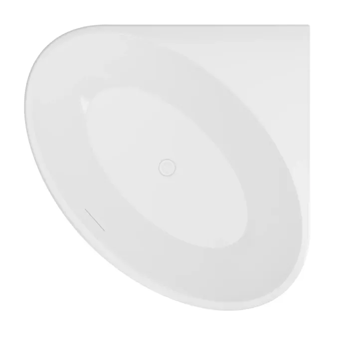 Eastbrook Whitchurch Corner Bath 1270x1270x580mm (440mm Depth) - White