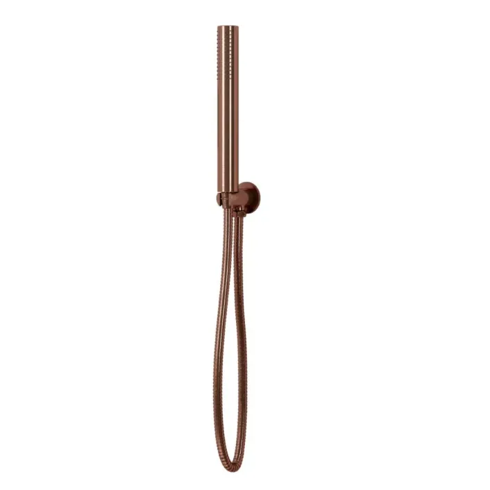 Eastbrook Round Outlet Elbow with Bracket, Handset & Hose - Brushed Bronze