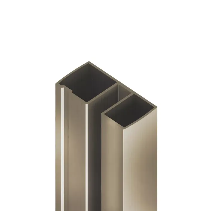 Eastbrook 8mm Sliders Extension Profile 1 Piece Brushed Brass
