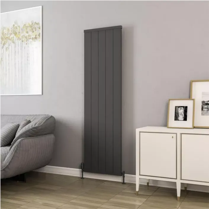 Eastbrook Kingswood Slimline 1800 x 510 Aluminium Radiator Matt Anthracite