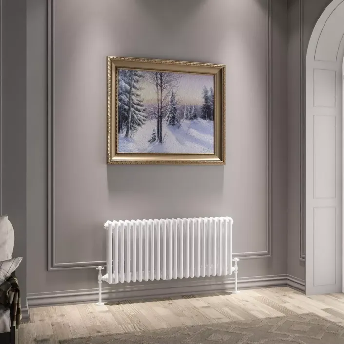 Eastbrook Imperia 3 Column Radiator 450 x 1010mm Gloss White
