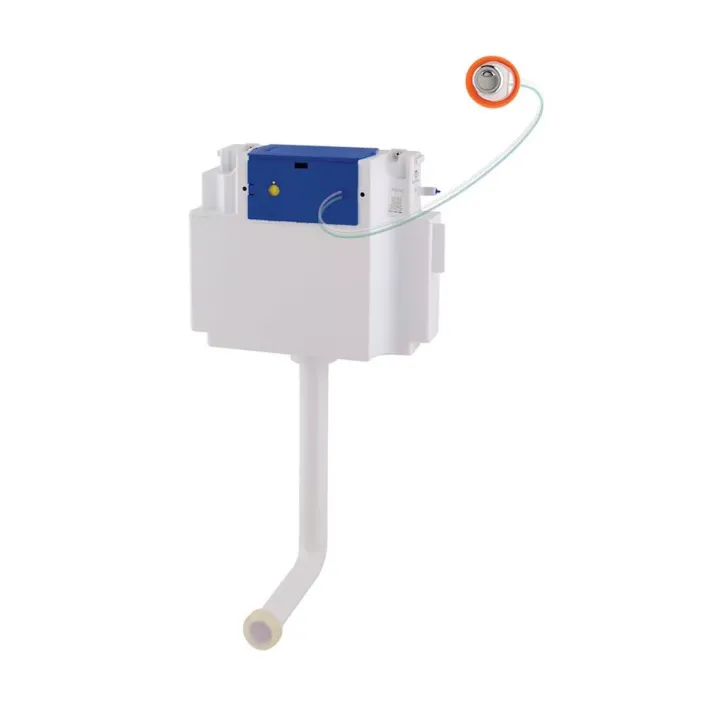 Eastbrook Vantage Plain Hidden / Concealed Cistern - Chrome Button