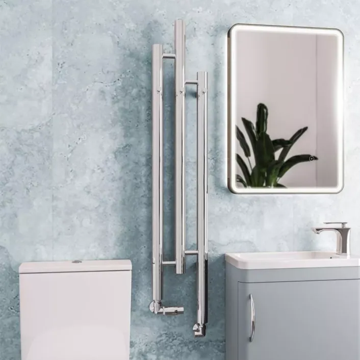 Eastbrook Portchester 1200 x 225 Radiator Chrome