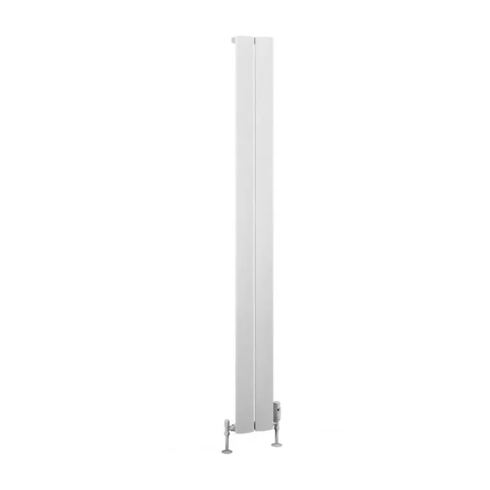 Eastbrook Malmesbury 1800 x 185 Aluminium Radiator Matt White