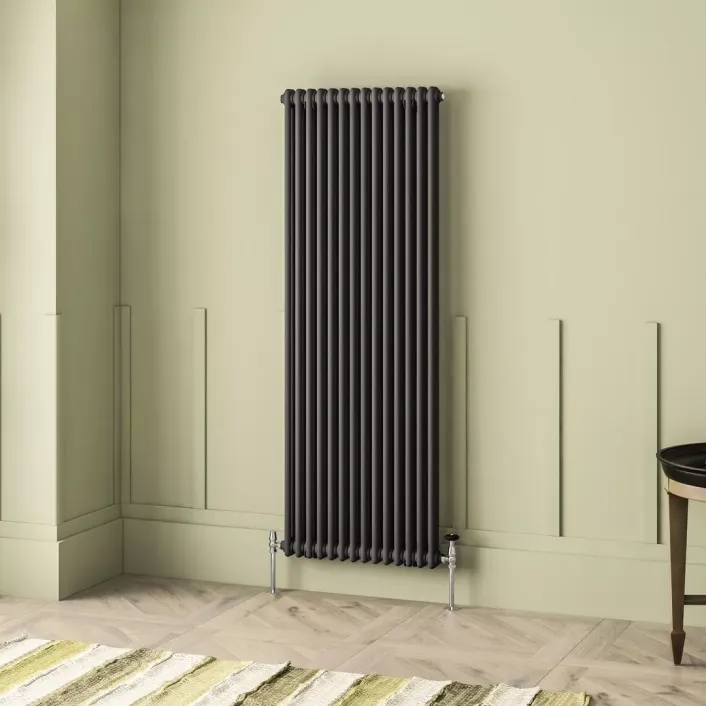 Eastbrook Imperia 2 Column Radiator 1800 x 650mm Matt Anthracite