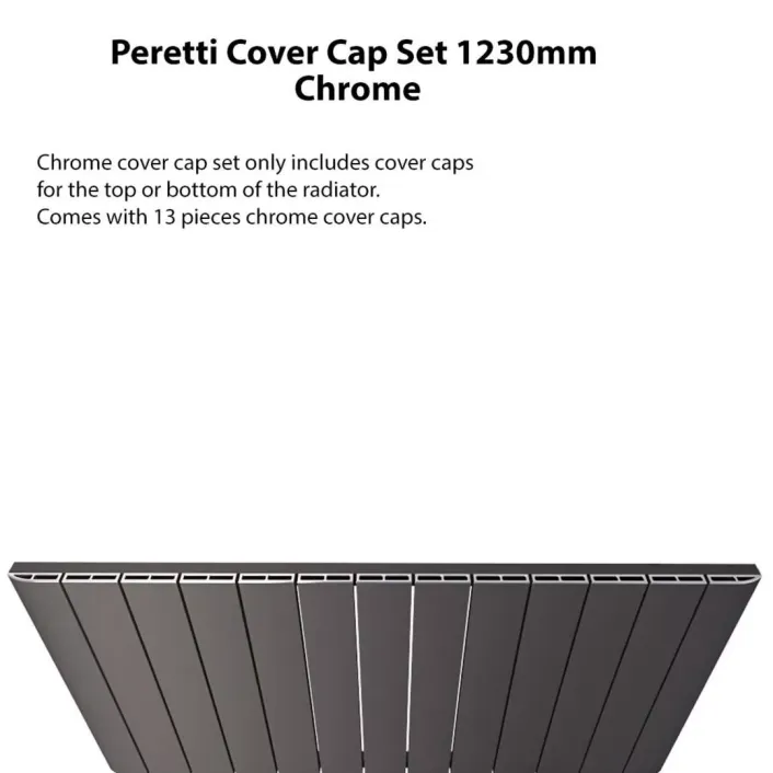 Eastbrook Peretti Cover Cap Set 1230mm Chrome