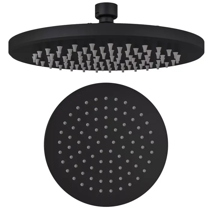 Eastbrook Meriden 10" (250mm) Round Easy Clean Shower Head - Matt Black