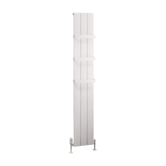 Eastbrook Charlton 1800 x 280 Aluminium Radiator Matt White