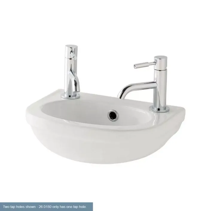 Eastbrook Dura Cloakroom Basin 360mm 1TH White