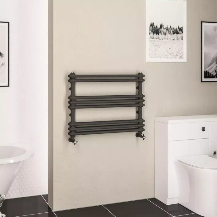 Eastbrook Imperia 2 Column Multirail 612 x 800mm Matt Anthracite