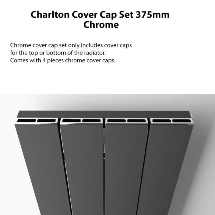 Eastbrook Charlton Cover Cap Set 375mm Chrome