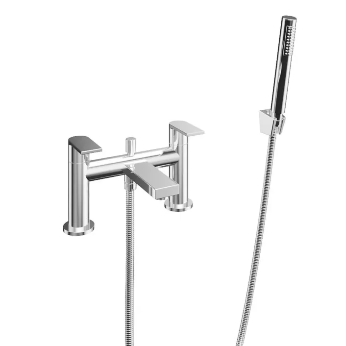 Eastbrook Westbury Bath Shower Mixer Tap (BSM) Including Handset & Holder - Chrome