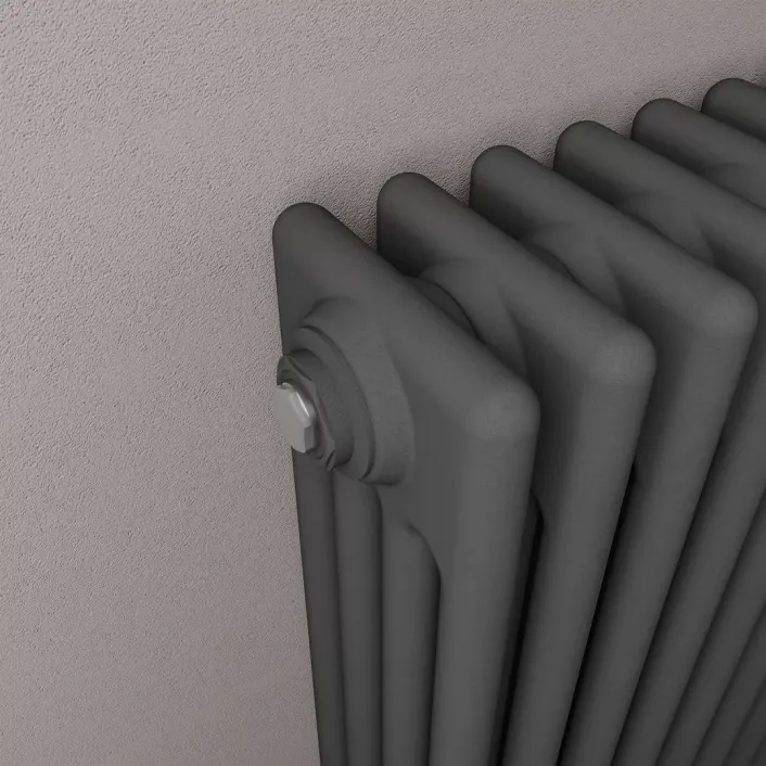 Eastbrook Imperia 4 Column Radiator 600 x 830mm Matt Anthracite