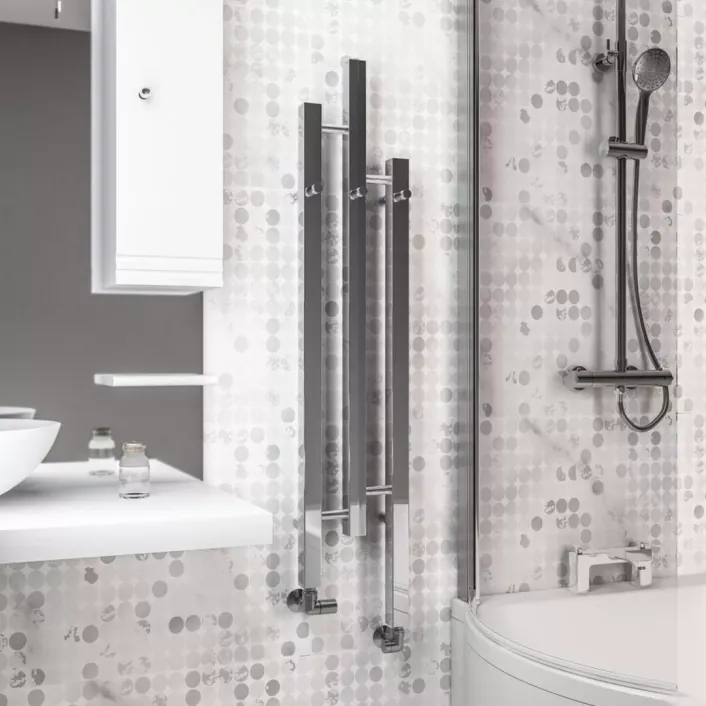 Eastbrook Conwy 1200 x 220 Radiator Chrome