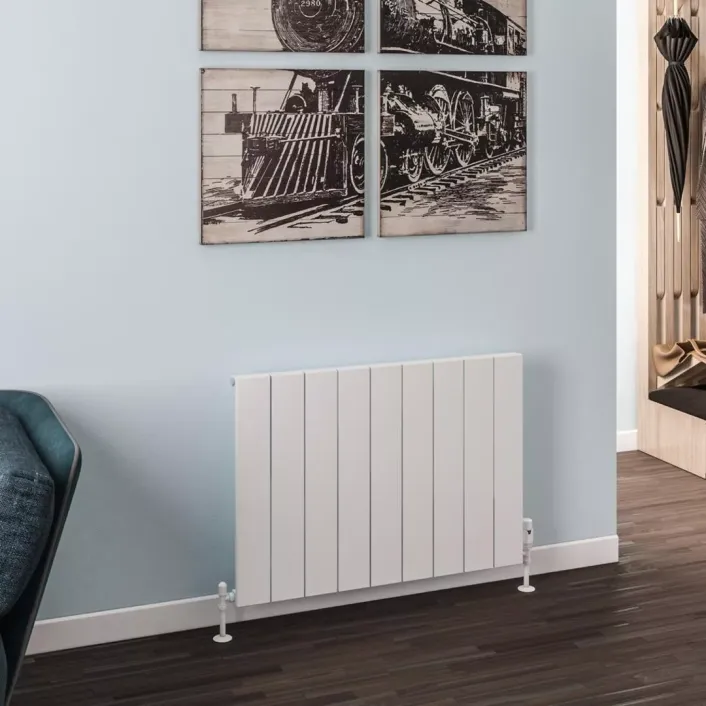 Eastbrook Rosano 600 x 850 Aluminium Radiator Matt White