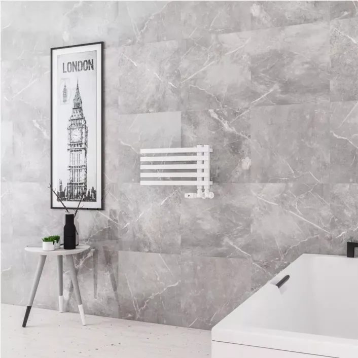 Eastbrook Reinbach 290 x 500mm Towel Rail Matt White