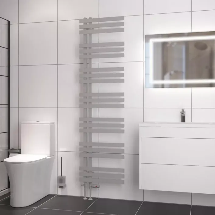 Eastbrook Hurley 1800 x 500 Towel Rail Matt Grey