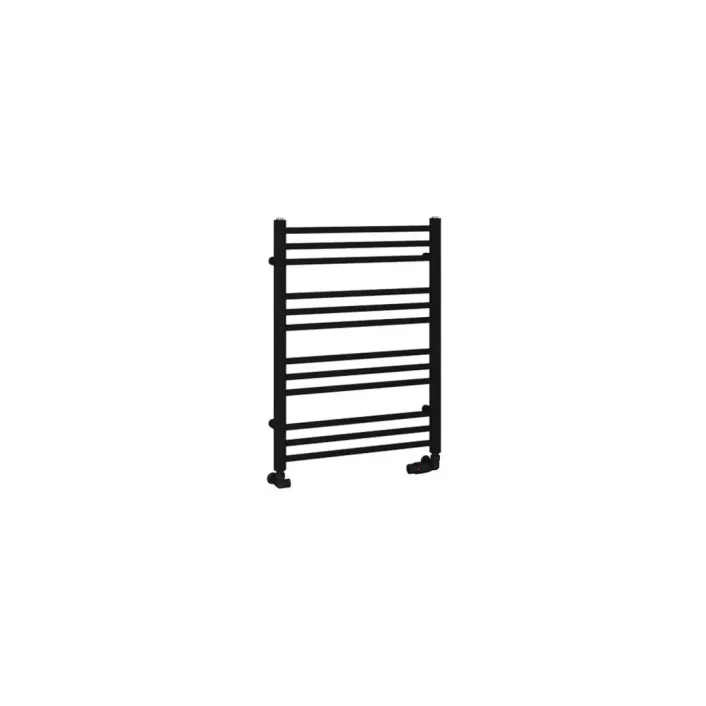 Eastbrook Corinium Round 800 x 600 Towel Rail Matt Black