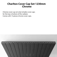 Eastbrook Charlton Cover Cap Set 1230mm Chrome