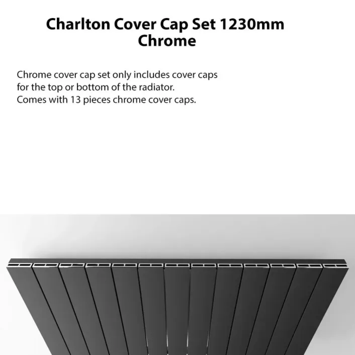 Eastbrook Charlton Cover Cap Set 1230mm Chrome