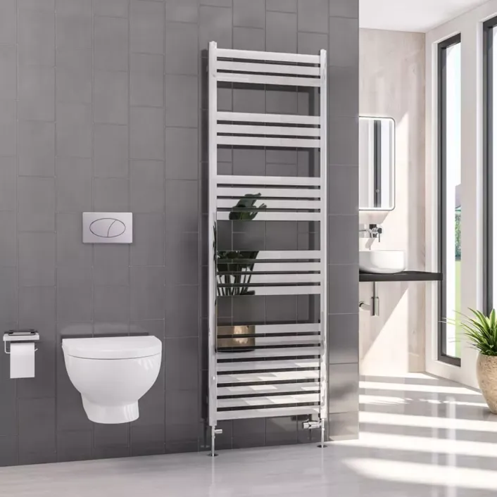 Eastbrook Defford 1800 x 600mm Towel Rail Chrome