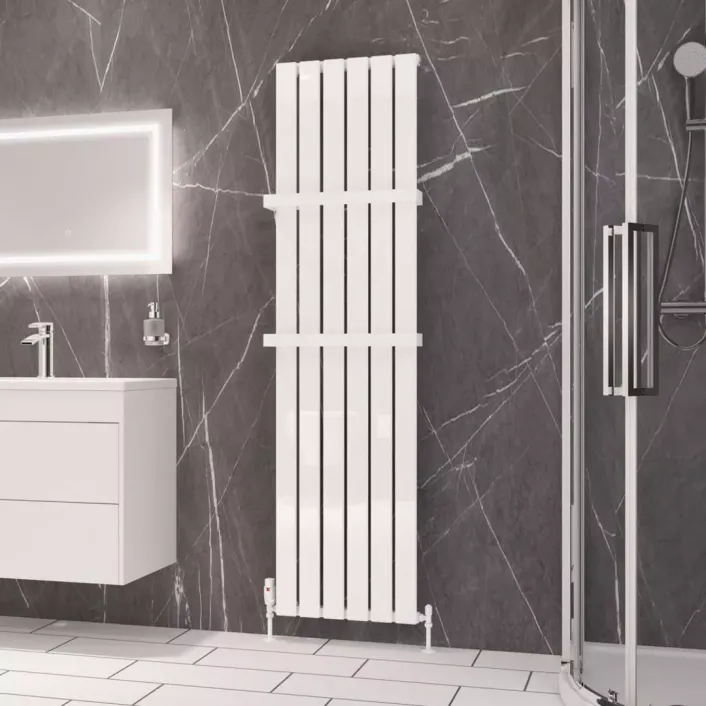 Eastbrook Deddington 1800 x 470 Radiator Gloss White