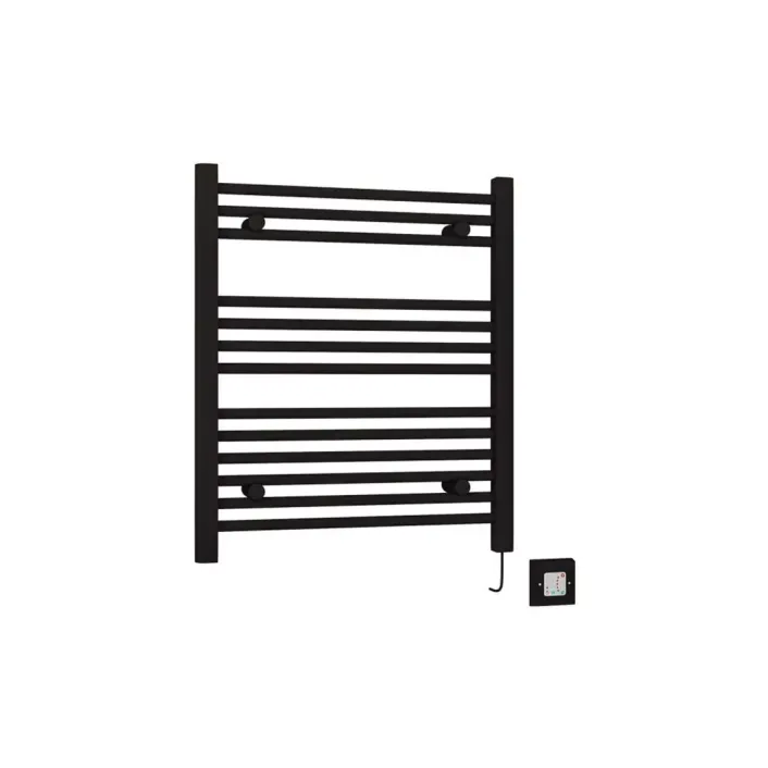 Eastbrook Biava Dry Element Towel Rail 700x600mm Matt Black