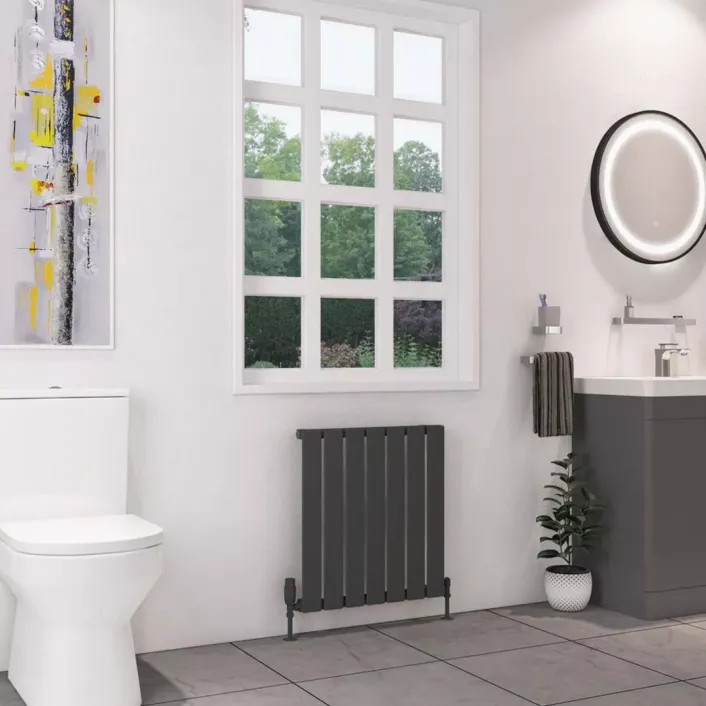 Eastbrook Deddington 600 x 550 Radiator Matt Anthracite