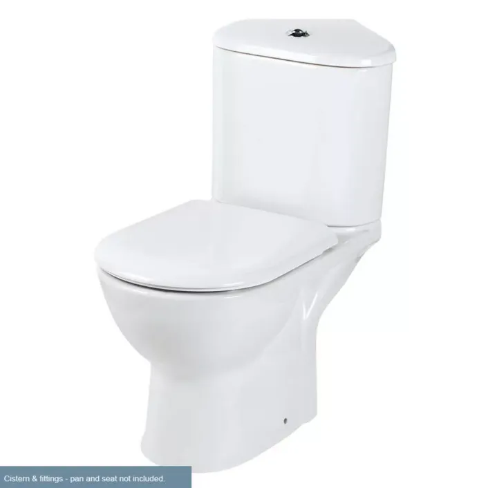 Eastbrook Kompact Cistern with Fittings - White