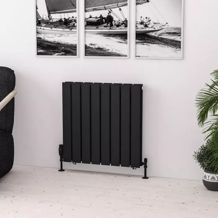 Eastbrook Warrington 600 x 608 Radiator Type20 Matt Black