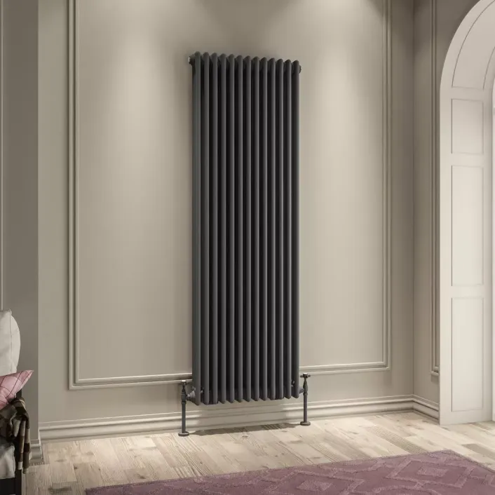 Eastbrook Imperia 3 Column Radiator 1800 x 605mm Matt Anthracite