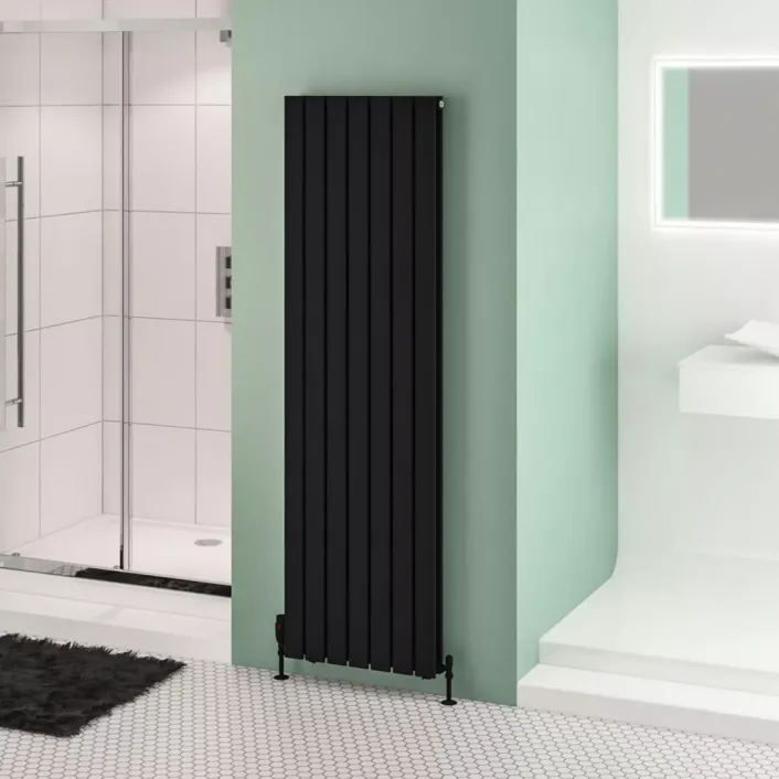 Eastbrook Warrington 1800 x 532 Radiator Type20 Matt Black