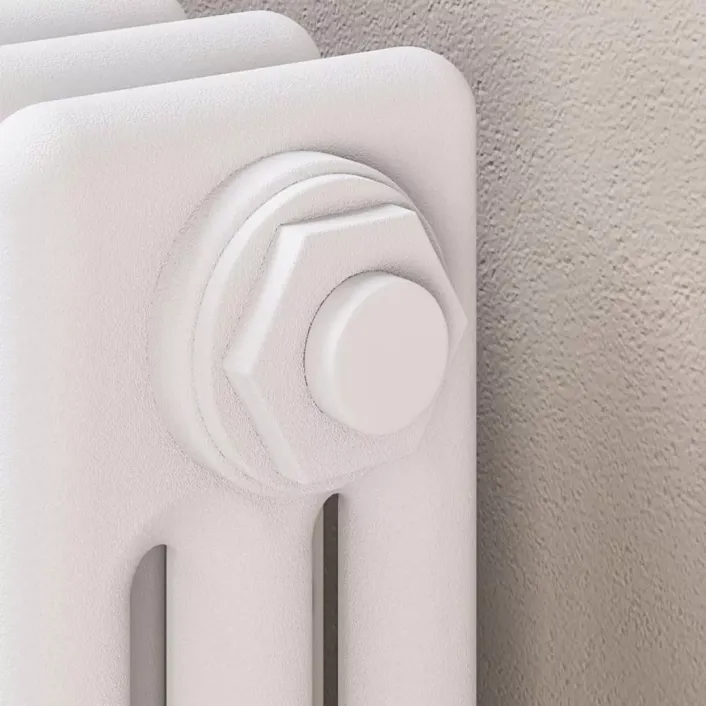 Eastbrook Round Vent Cap (Pair) White
