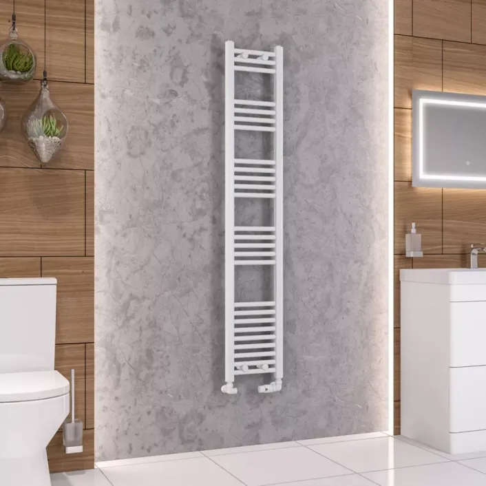 Eastbrook Wendover Straight Multirail 1600 x 300 Gloss White