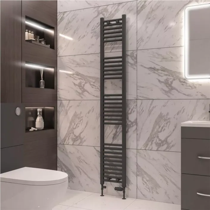 Eastbrook Wingrave 1800 x 300 Straight Multirail Matt Anthracite