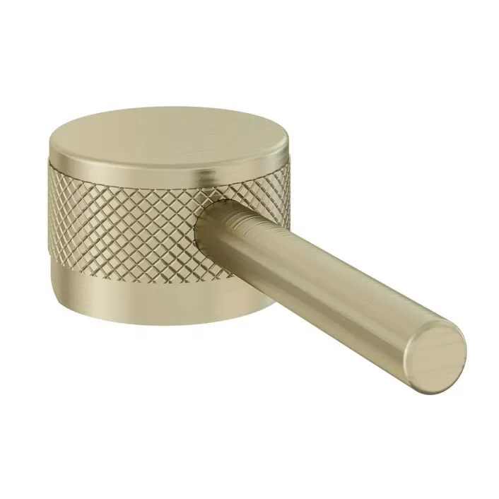 Eastbrook (Single) Meriden Half Knurling Tap Handle for Basin Mono and Basin Mixer Taps Brushed Brass