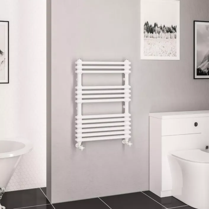 Eastbrook Imperia 2 Column Multirail 832 x 600mm Gloss White