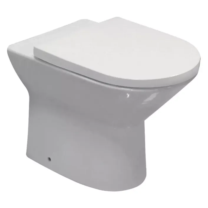 Eastbrook Croxley Back To Wall Eco Vortex WC Pan with Fixings - White