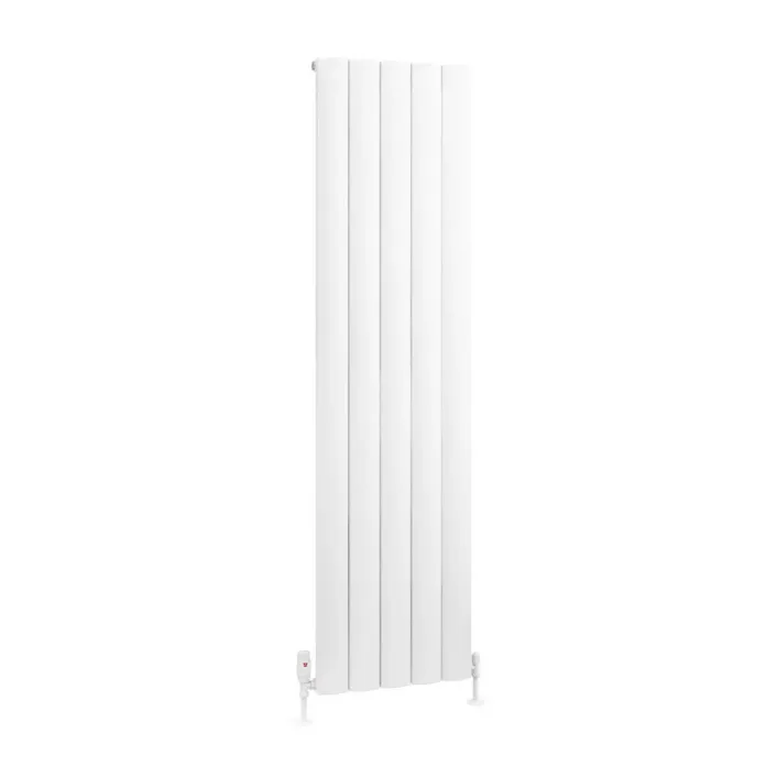 Eastbrook Tordino 1800 x 470 Aluminium Radiator Matt White
