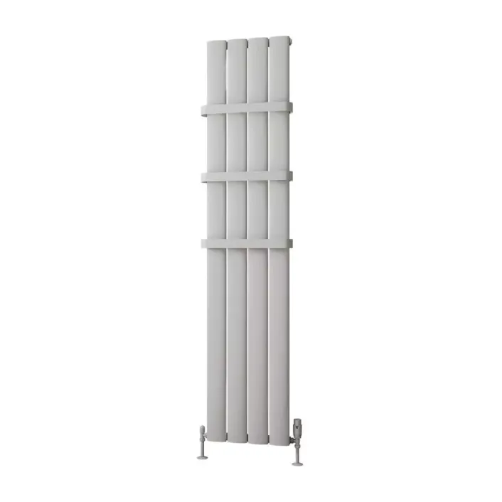 Eastbrook Malmesbury 1800 x 375 Aluminium Radiator Matt Grey