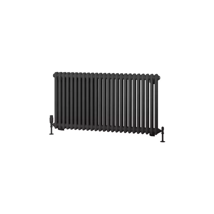 Eastbrook Rivassa 2 Column Rad. 600x1148mm Matt Anthracite