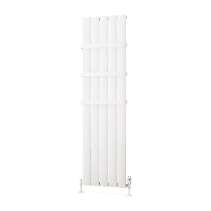 Eastbrook Malmesbury 1800 x 470 Aluminium Radiator Matt White