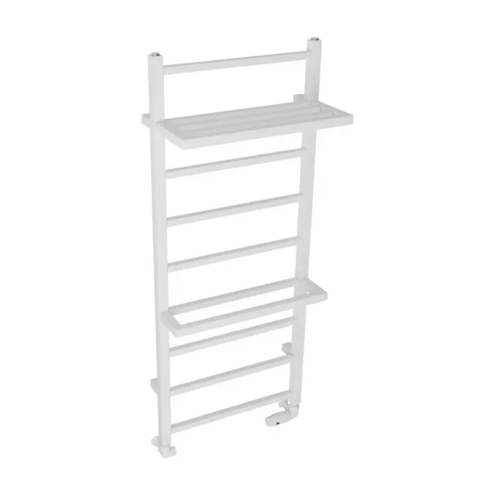 Eastbrook Launton Designer Towel Rail 1200x500mm Matt White