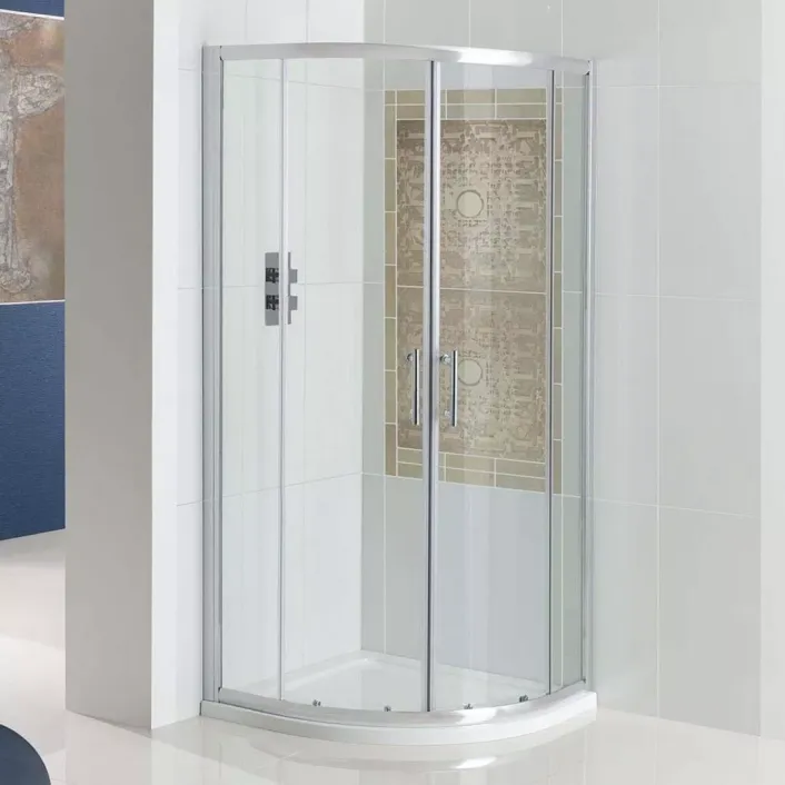 Eastbrook Vulcan 800x800mm Quadrant Shower Enclosure - Chrome