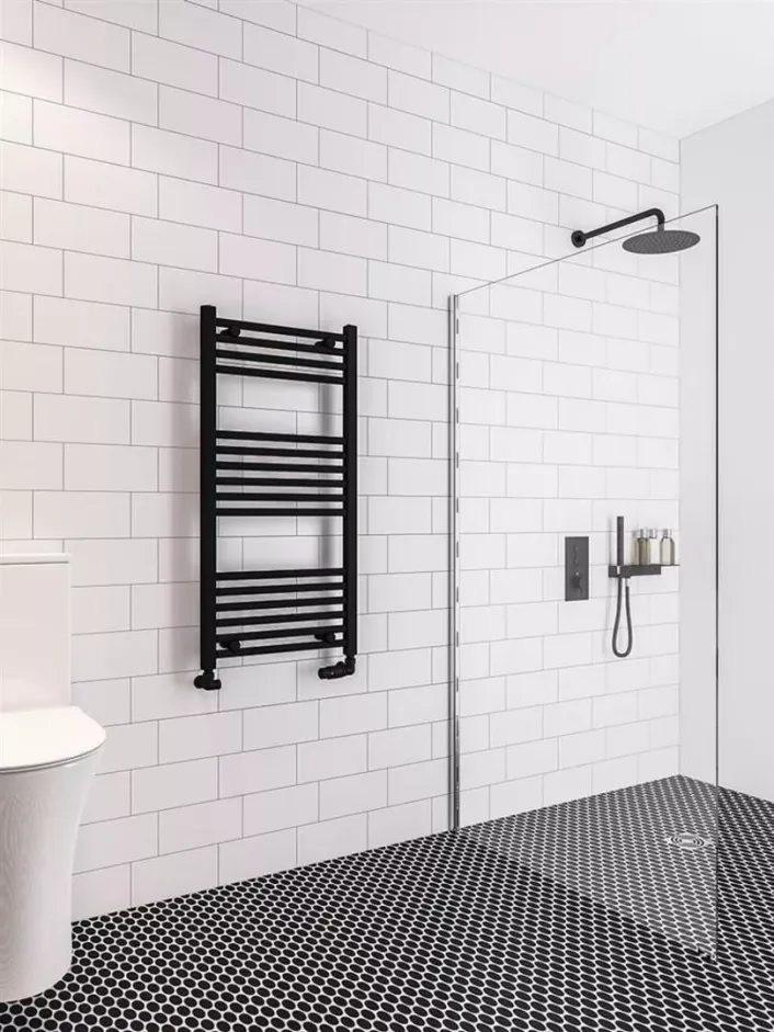Eastbrook Wingrave 1000 x 500 Straight Multirail Matt Black
