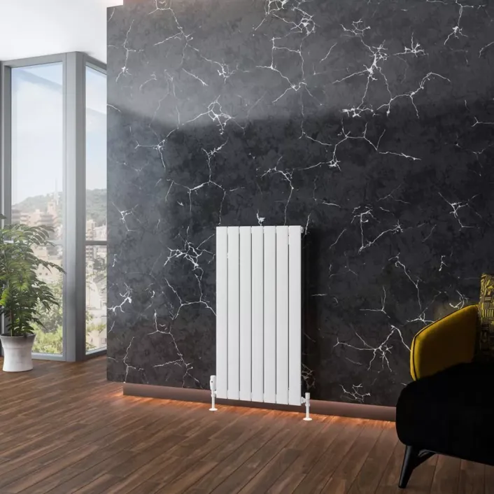 Eastbrook Addington Aluminium 1000 x 514 Radiator Type10 Gloss White